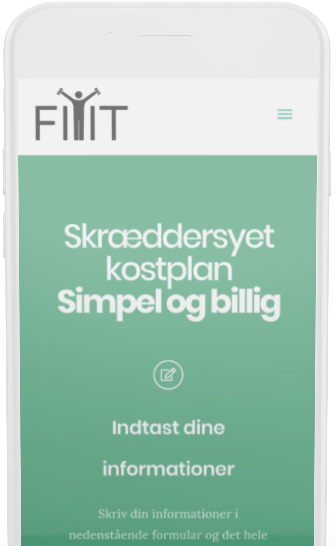 kostplan og træningsprogram