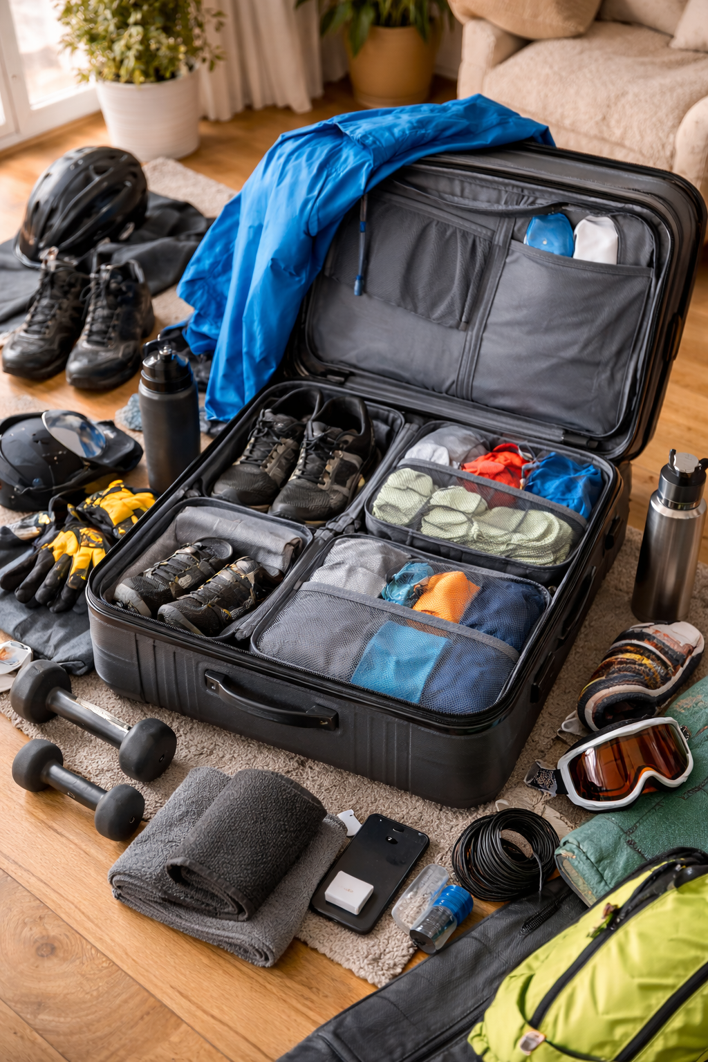 kufferter og rejseudstyr